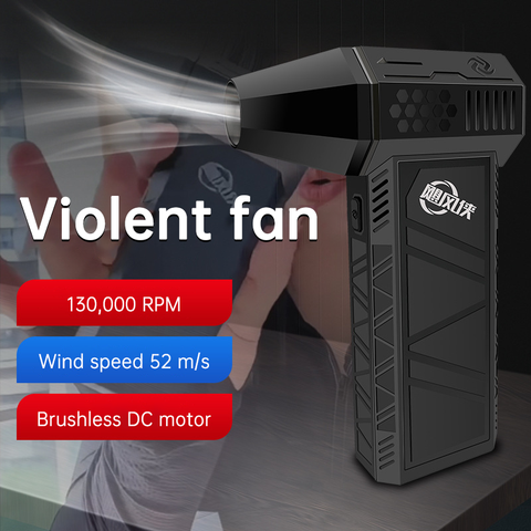 X3 Turbo Fan Cordless Air Duster | Rechargeable Brushless High-Speed Air Blower with USB-C