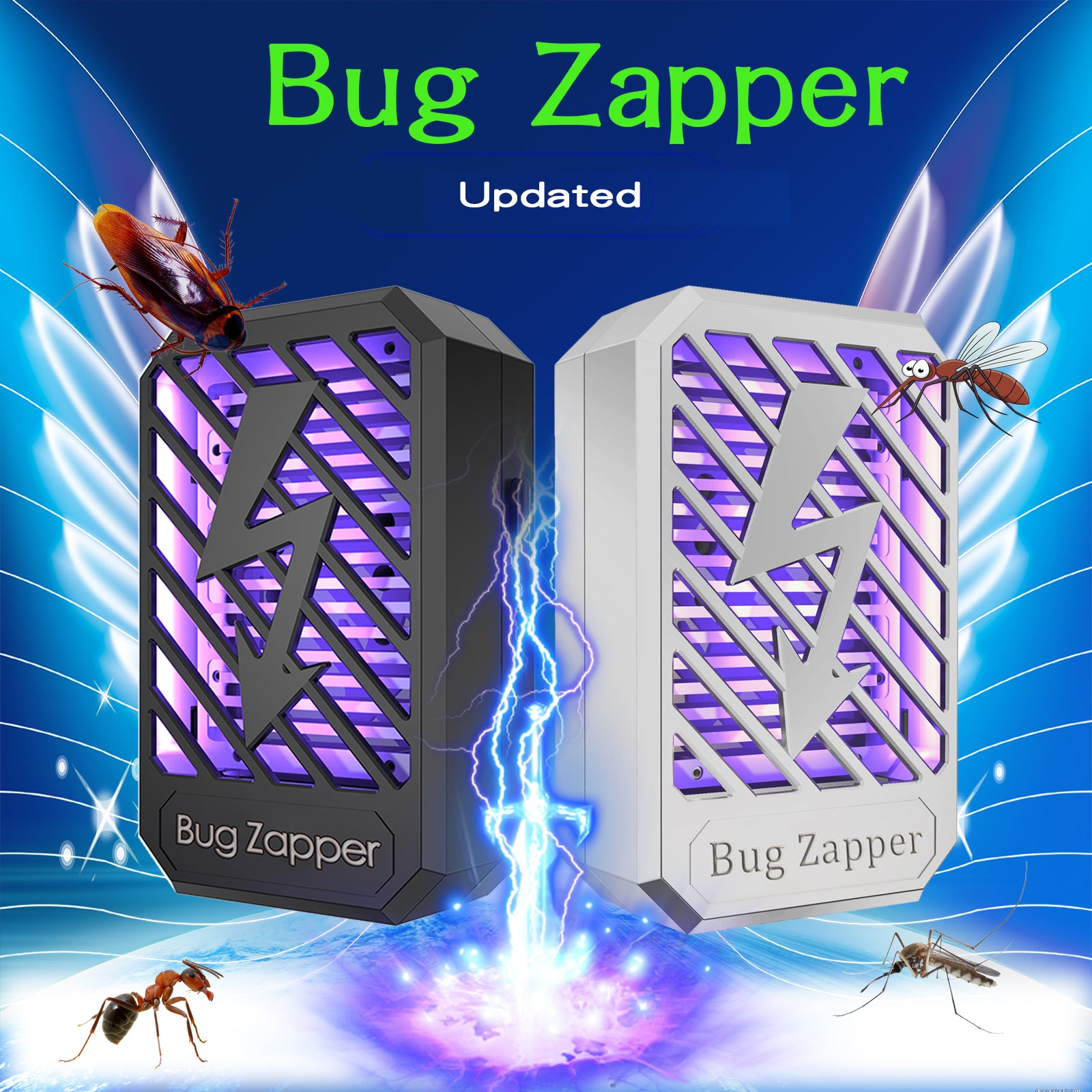 LED Mosquito Killer Lamp | Silent Indoor Electric Mosquito Trap for Home