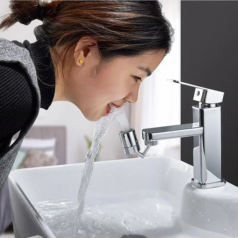 720° Universal Faucet Extender | Rotating Splash Filter Water Saving Tap Nozzle