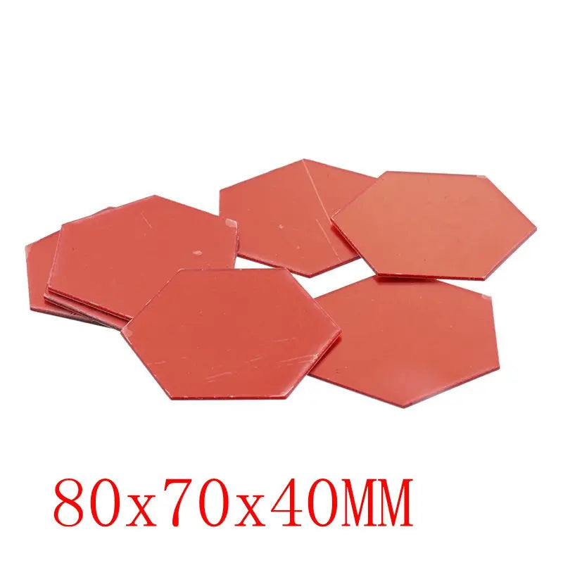 3D Hexagon Acrylic Mirror Wall Stickers | DIY Decorative Mirror Tiles for Home Decor