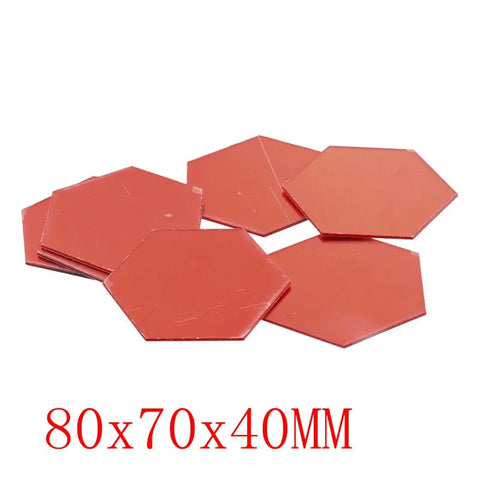 3D Hexagon Acrylic Mirror Wall Stickers | DIY Decorative Mirror Tiles for Home Decor